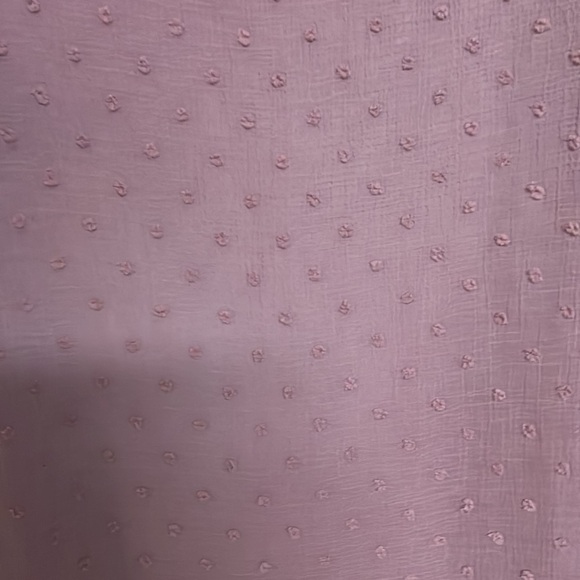 Reborn J size XL Mauve Blouse with Swedish Dot Textured and Princess Sleeves - Picture 5 of 7